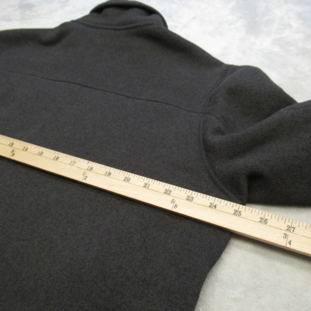 The North Face Jacket Mens XL Gray Pockets Gordon Lyons‎ Full Zip Knit Fleece